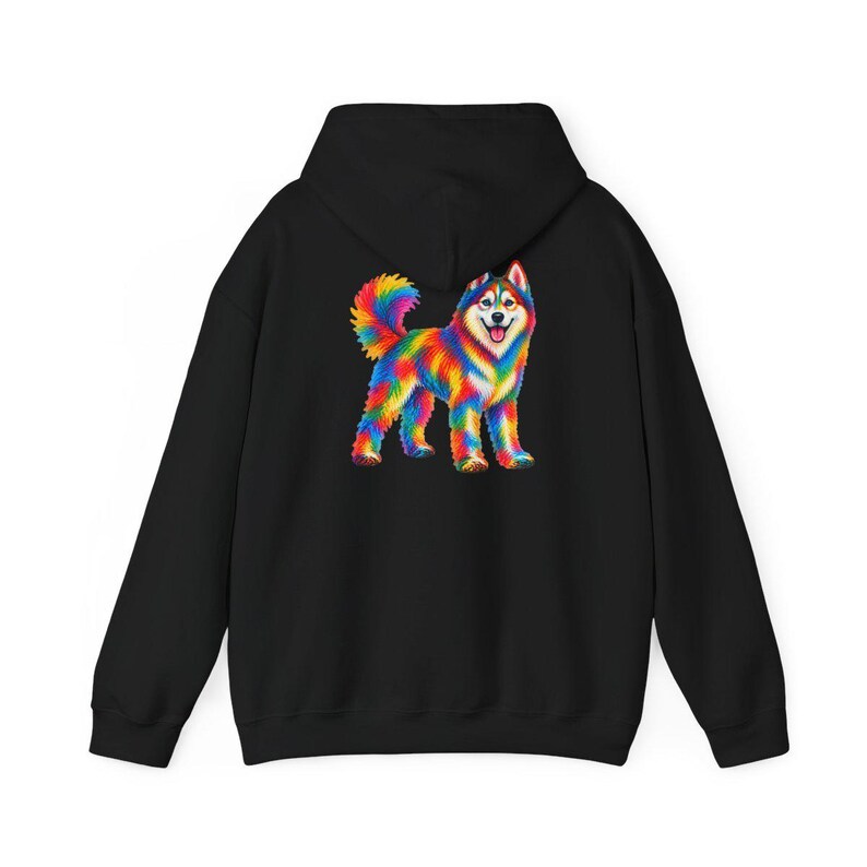 Husky Dog Shirt, Siberian Husky Gift, Colorful Dog Art, Husky Mom Gift, Dog Lover Tee image 11