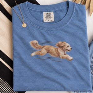 Goldendoodle T Shirt, Golden Doodle Gift, Running Dog Shirt, Doodle Dad Gift, Marathon Runner Tee, Dog Owner Sweatshirt, Pet Lover Apparel image 9