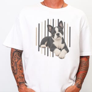 ボストンテリアシャツ、ボストンテリアギフト、面白いボストンテリアTシャツ、犬好きへのギフト、犬好きママシャツ 画像 2