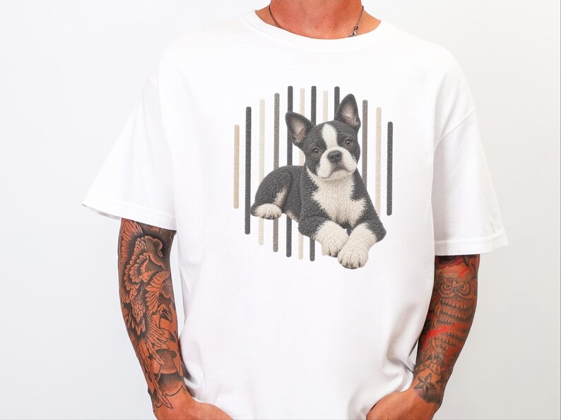 ボストンテリアシャツ、ボストンテリアギフト、面白いボストンテリアTシャツ、犬好きへのギフト、犬好きママシャツ 画像 2