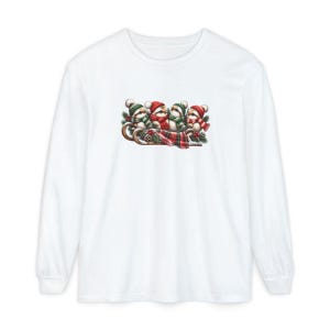 Christmas Birds Shirt, Holiday Bird Lover Gift, Winter Wildlife Tee, Cute Animal Sweatshirt, Festive Christmas Bird Shirt image 14