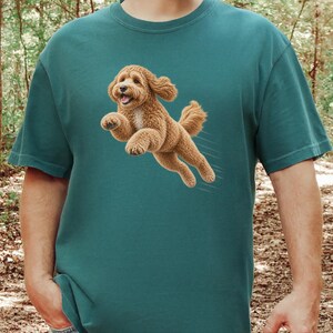 Camiseta Goldendoodle, Regalo para mamá Goldendoodle, Camiseta Perro Corredor, Regalo para papá Doodle, Camiseta Perro Rápido, Camiseta para Amantes de los Perros imagen 7