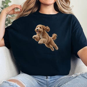 Goldendoodle Mom Shirt, Golden Doodle Gift, Goldendoodle Dog Tee, Doodle Owner Gift, Comfort Colors Dog T image 8