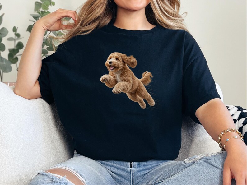 Goldendoodle Mom Shirt, Golden Doodle Gift, Goldendoodle Dog Tee, Doodle Owner Gift, Comfort Colors Dog T image 8