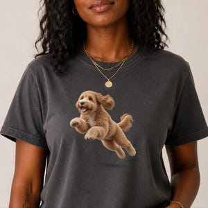 Goldendoodle Mom Shirt, Golden Doodle Gift, Goldendoodle Dog Tee, Doodle Owner Gift, Comfort Colors Dog T image 1
