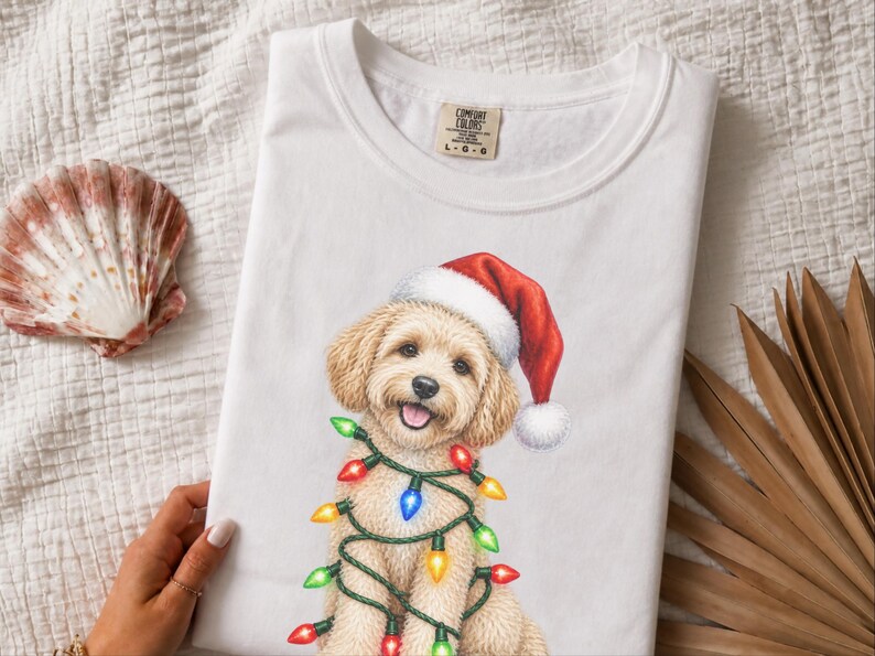 Maltipoo Christmas Shirt, Maltipoo Dog Mom Gift, Holiday Dog Lover Tee, Christmas Puppy Sweatshirt, Festive Pet Lover Apparel image 5