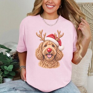 Labradoodle Christmas Shirt, Holiday Dog Sweater, Labradoodle Mom Gift, Christmas Pet Shirt, Doodle Dad Gift Bild 7