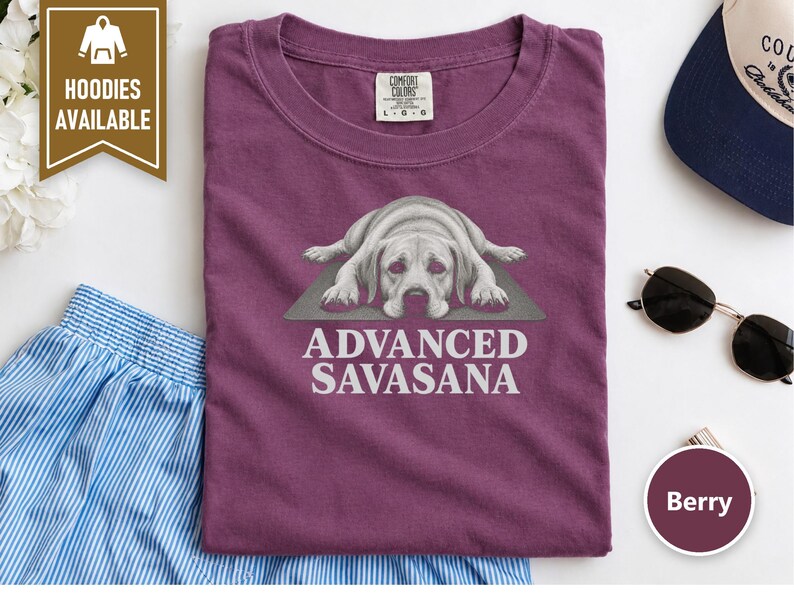 Labrador Shirt, Advanced Savasana Yoga Gift, Funny Fitness Tee, Meditation Lover Shirt, Lab Mom Gift, Yoga Teacher Shirt image 9