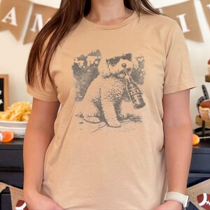Geek Dog Shirt, "In Dog Beers" Maltipoo Tee, Funny Pet Graphic, Dog Owner Gift, Maltipoo Mom Shirt, Beer Lover Gift image 2