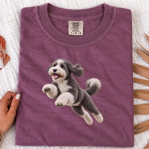 Sheepadoodle Shirt, Sheepadoodle Mom Gift, Doodle Dad Shirt, Sheepadoodle Owner Gift, Doodle Dog Lover Shirt, Puppy Graphic Tee image 5