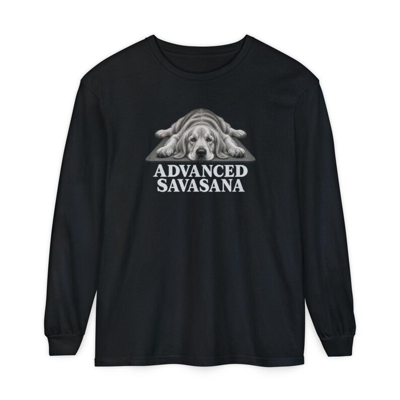 Golden Retriever Yoga Shirt, Funny Yoga Shirt, Advanced Savasana Tee, Dog Lover Gift, Meditation Shirt, Yoga Class Gift, Animal Graphic Tee image 13
