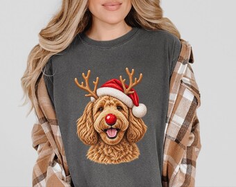Labradoodle Christmas Shirt, Holiday Dog Sweater, Labradoodle Mom Gift, Christmas Pet Shirt, Doodle Dad Gift