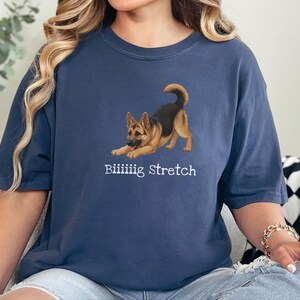 Comfort Colors GSD Sweatshirt Biiiiig Stretch, German Shepherd Dog Lover Gift, Pet Owner Shirt, Alsatian Puppy Tee, German Shepherd Tee image 6