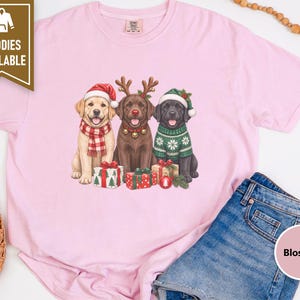 Christmas Dog Sweatshirt, Labrador Christmas Shirt, Holiday Dog Gift, Dog Lover Christmas Sweatshirt, Labrador Retriever Mom Gift image 8