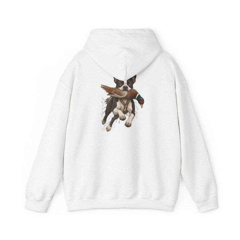 Boston Terrier Shirt, Pheasant Hunting Gift, Bird Hunter Tee, Outdoorsman Gift, Hunting Dog Shirt image 12