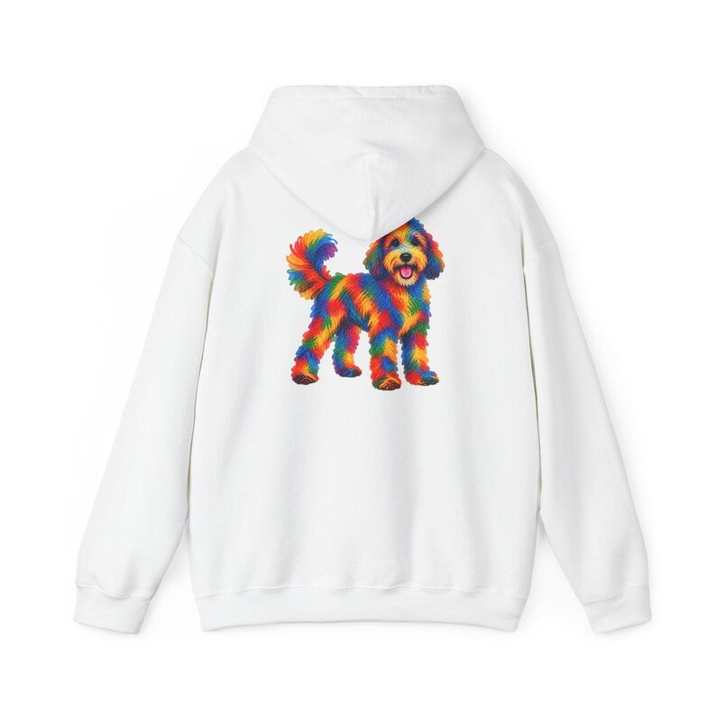 Sheepadoodle Shirt, Sheepadoodle Gift, Colorful Dog Art, Sheepadoodle Mom, Scribble Print, Pet Portrait Tee, Dog Lover Shirt image 12