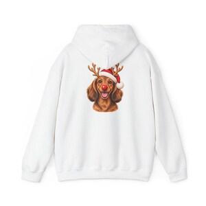 Weihnachtsshirt mit Dackel, Weihnachtsgeschenk für Dackel, Festlicher Hundepullover, Dackel-Mama-Shirt, Festliches T-Shirt für Hundeliebhaber Bild 12