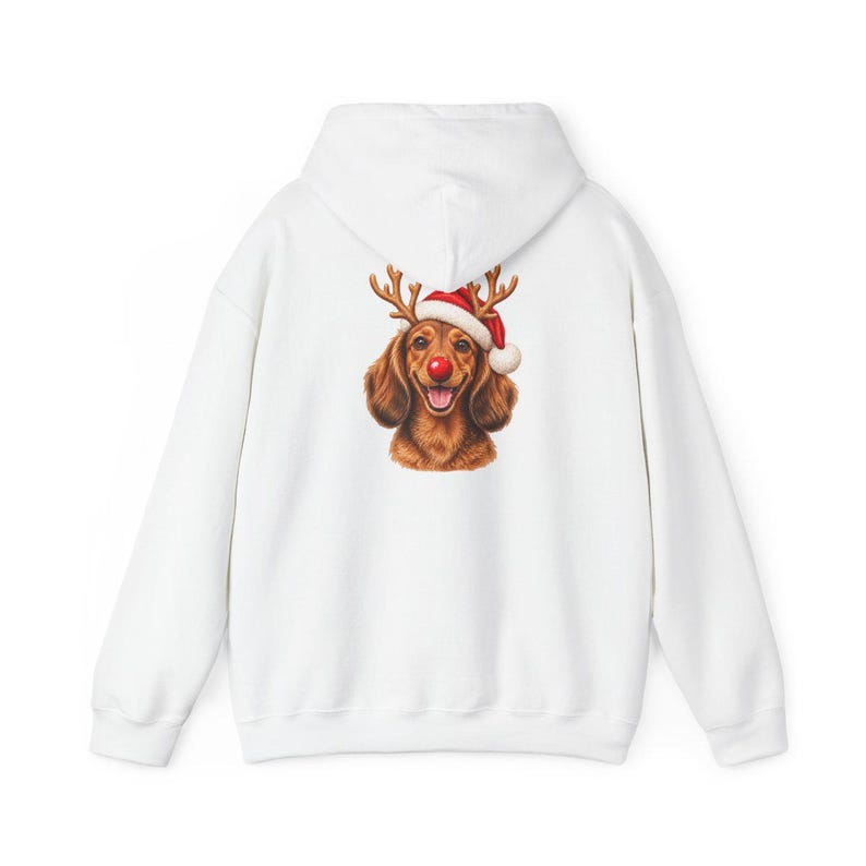 Weihnachtsshirt mit Dackel, Weihnachtsgeschenk für Dackel, Festlicher Hundepullover, Dackel-Mama-Shirt, Festliches T-Shirt für Hundeliebhaber Bild 12