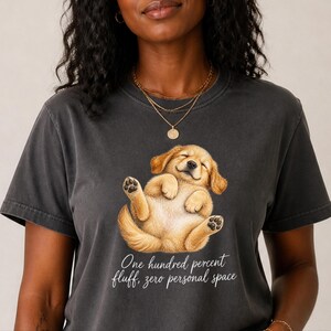 Golden Retriever Shirt, Funny Dog Mom Gift, Golden Retriever Mom, Dog Humor Tee, Cute Puppy Graphic Tee, Golden Dog Shirt image 9