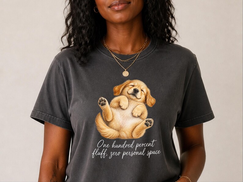 Golden Retriever Shirt, Funny Dog Mom Gift, Golden Retriever Mom, Dog Humor Tee, Cute Puppy Graphic Tee, Golden Dog Shirt image 9