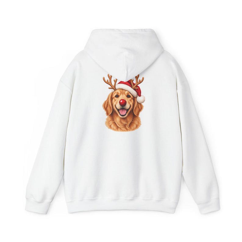 Weihnachtsshirt mit Golden Retriever-Motiv, festliches Hunde-Sweatshirt, Geschenk für Golden-Retriever-Mamas, Pullover mit Welpen-Ausschnitt, Weihnachtsshirt für Hundeliebhaber Bild 12