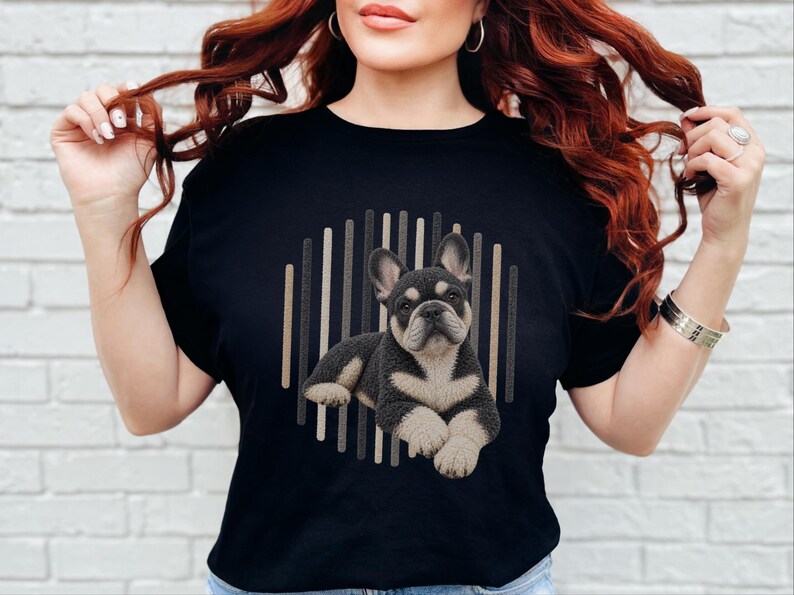 Frenchie Mom Shirt, French Bulldog Lover Gift, Frenchie Dog Tee, French Bulldog Owner Present, Frenchie Mom Tee image 2