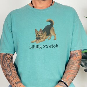 Comfort Colors GSD Sweatshirt Biiiiig Stretch, German Shepherd Dog Lover Gift, Pet Owner Shirt, Alsatian Puppy Tee, German Shepherd Tee image 4