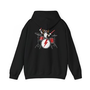 Beagle Shirt, Beagle Drummer Gift, Rock Dog Music Lover Tee, Drummer Dad Shirt, Funny Beagle Lover Gift, Retro Rock Band Shirt image 11