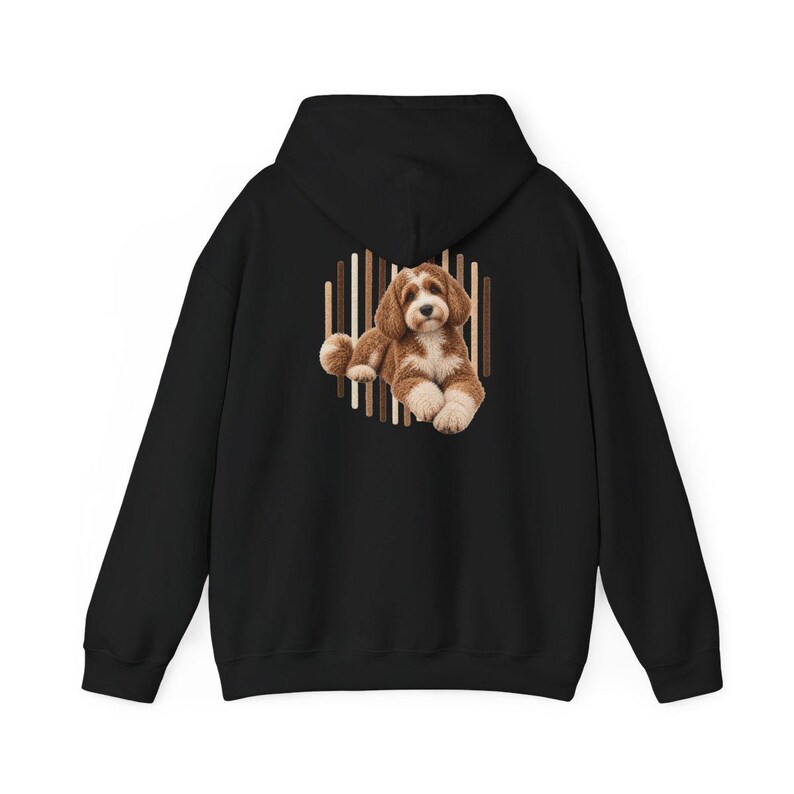Cockapoo T Shirt, Cockapoo Dog Lover Gift, Brown Poodle Mix Tee, Dog Owner Shirt, Puppy Art Shirt image 11