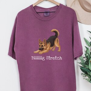Comfort Colors GSD Sweatshirt Biiiiig Stretch, German Shepherd Dog Lover Gift, Pet Owner Shirt, Alsatian Puppy Tee, German Shepherd Tee image 3