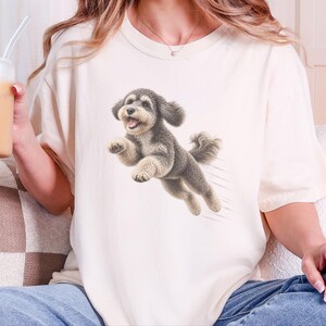 Camiseta Schnoodle, Regalo para mamás Schnoodle, Camiseta de perro Doodle, Sudadera para dueños de perros, Camiseta de perro rápido, Regalo para amantes del Schnoodle, Camiseta para dueños de perros imagen 5