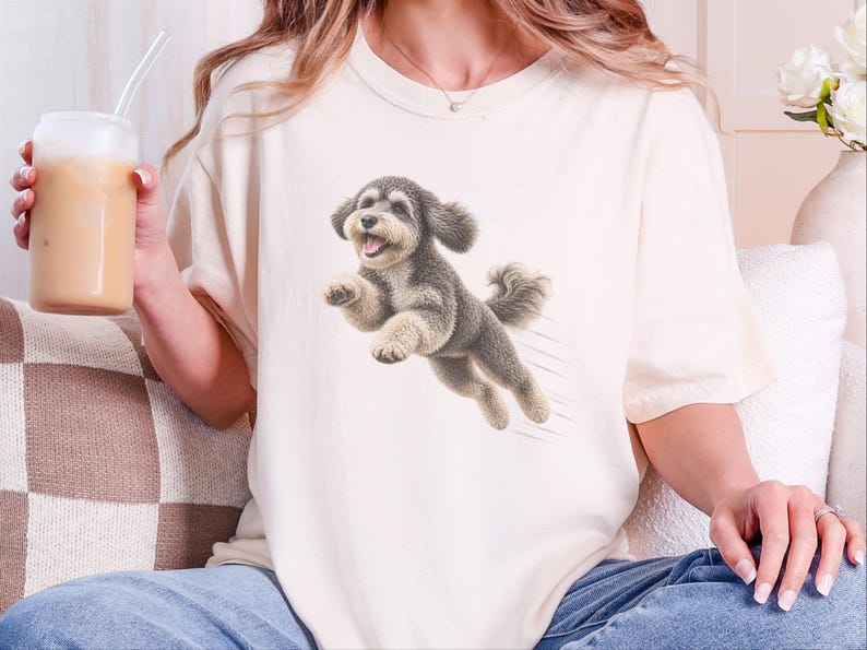Camiseta Schnoodle, Regalo para mamás Schnoodle, Camiseta de perro Doodle, Sudadera para dueños de perros, Camiseta de perro rápido, Regalo para amantes del Schnoodle, Camiseta para dueños de perros imagen 5