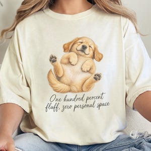 Golden Retriever Shirt, Funny Dog Mom Gift, Golden Retriever Mom, Dog Humor Tee, Cute Puppy Graphic Tee, Golden Dog Shirt image 8