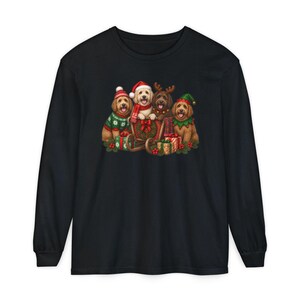 Christmas Labradoodle Shirt, Labradoodle Christmas Gift, Santa Dog Tee, Dog Mom Christmas Shirt, Holiday Pet Shirt, Labradoodle Lover Gift image 13