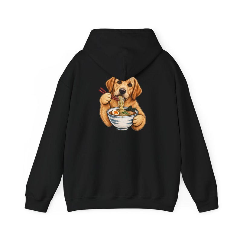 Yellow Lab Ramen Shirt, Labrador Retriever Gift, Noodle Lover Tee, Funny Dog Shirt, Labrador Mom Gift, Foodie Shirt, Dog Dad Shirt, Lab image 11