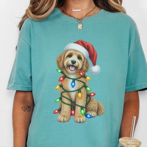 Christmas Cavapoo Shirt, Cavapoo Mom Gift, Holiday Puppy Tee, Cavapoo Christmas Sweatshirt, Dog Christmas Gift image 6