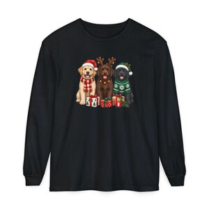 Christmas Dog Sweatshirt, Labrador Christmas Shirt, Holiday Dog Gift, Dog Lover Christmas Sweatshirt, Labrador Retriever Mom Gift image 13