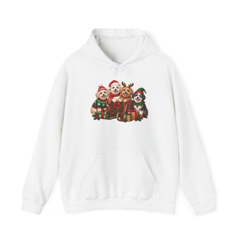 Maltipoo Christmas Shirt, Maltipoo Dog Gift, Festive Santa Puppy Tee, Christmas Dog Lover Shirt, Holiday Dog Sweatshirt image 12
