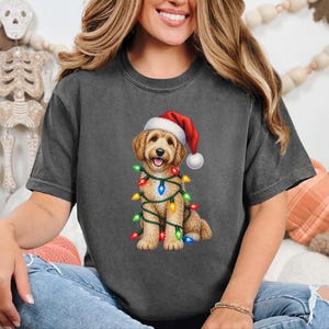 Christmas Goldendoodle Shirt, Goldendoodle Mom Gift, Holiday Dog Sweater, Doodle Christmas Tee, Goldendoodle Lover Gift image 8