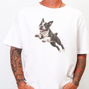 Bostonterrier-tröja, Bostonterrier-hundmamma-present, rolig Bostonterrier-tröja, Zoomies-hundtröja, bekväma färger för hundar bild 7