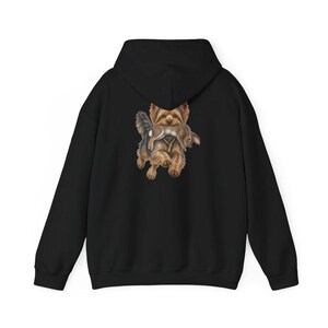 Yorkshire-Terrier-Shirt, Geschenk für Yorkshire-Terrier-Fans, Vintage-Hundemotiv, Jagdhund-Shirt, Arbeitshund-Shirt, Bootleg-Hunde-Shirt, Lustiges Yorkshire-Terrier-Geschenk Bild 11