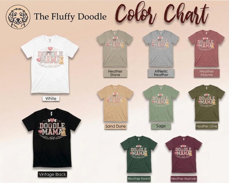 Doodle Mama Gift, Goldendoodle Dog Mom Shirt, Pet Lover Tee, Labradoodle Mama Sweatshirt, Funny Dog Owner Present for Her, Goldendoodle Mom image 7