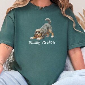 Comfort Colors Cavapoo Mom Shirt, Biiiiig Stretch Dog Lover Tee, Cavoodle Puppy Gift, Pet Owner Birthday Present, Cavapoo Owner Gift image 5