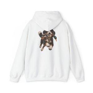 Bernedoodle jachtshirt, cadeau voor watervogeljager, shirt voor eendenjacht, T-shirt voor sportieve honden, cadeau voor Bernedoodle-eigenaar afbeelding 12