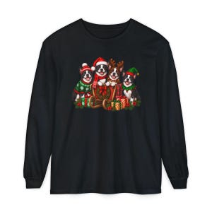 Boston Terrier Christmas Shirt, Boston Terrier Gift, Christmas Dog Shirt, Holiday Dog Lover Tee, Festive Pet Owner Gift image 13