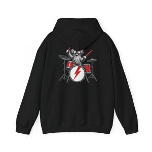 Camiseta Maltipoo Baterista, Camiseta Cachorro Rockeiro, Ideia de Presente para Baterista, Camiseta Amante da Música, Camiseta Filhote Músico, Presente para Pet de Banda de Rock imagem 11
