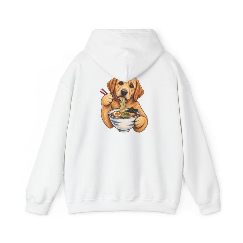 Yellow Lab Ramen Shirt, Labrador Retriever Gift, Noodle Lover Tee, Funny Dog Shirt, Labrador Mom Gift, Foodie Shirt, Dog Dad Shirt, Lab image 12