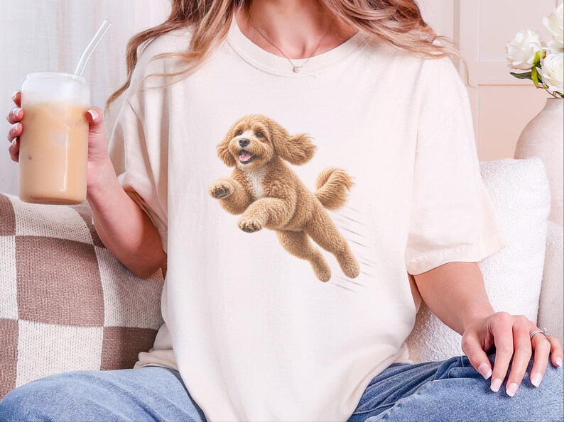 Cavapoo Shirt, Cavapoo Mom Gift, Cavapoo Dog Shirt, Cavapoo Owner Gift, Cavapoo Lover Gift, Cavapoo Art image 2