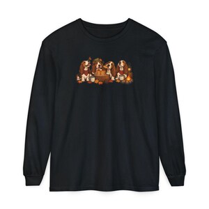 Basset Hound Shirt, Fall Camping Gift, Autumn Hound Dog Tee, Basset Hound Mom Sweatshirt, Camping Dog Lover Gift Bild 13