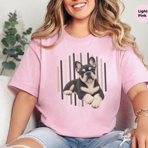Frenchie Mom Shirt, French Bulldog Lover Gift, Frenchie Dog Tee, French Bulldog Owner Present, Frenchie Mom Tee image 6